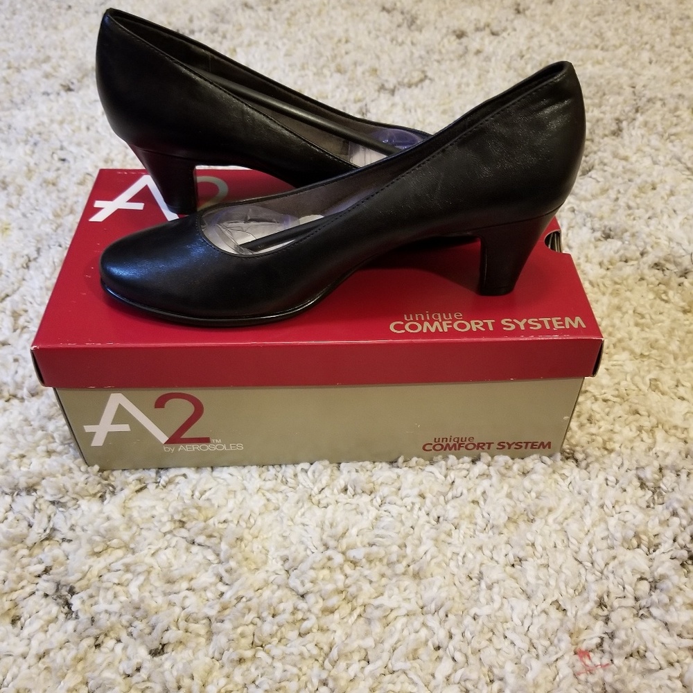 A2 By Aerosoles Black Heels